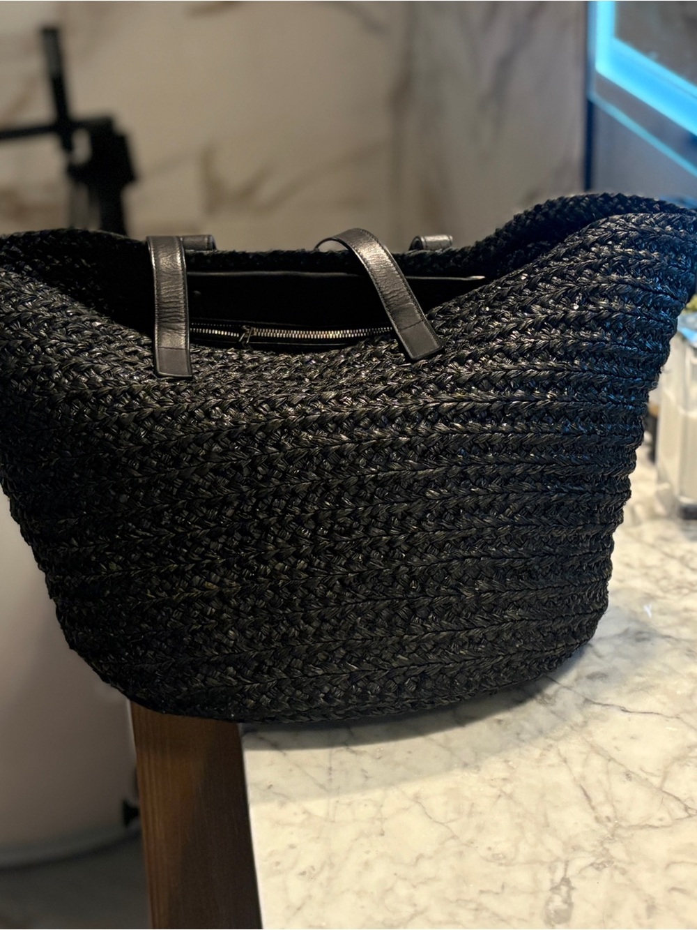 🖤 YSL raffia bag - Picture 5 of 16